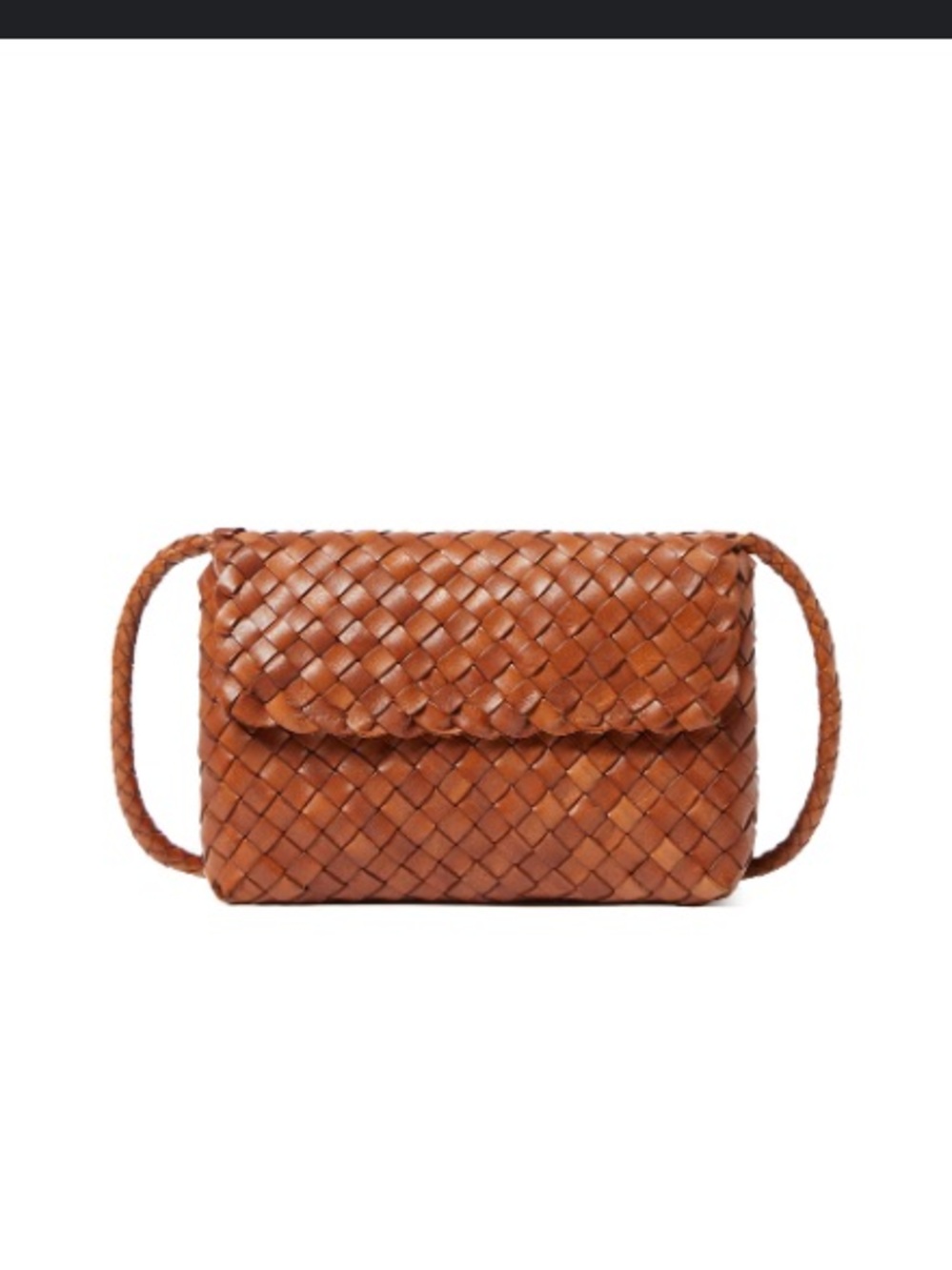 Loeffler Randall Billie Woven Leather Shoulder Bag - Picture 1 of 6
